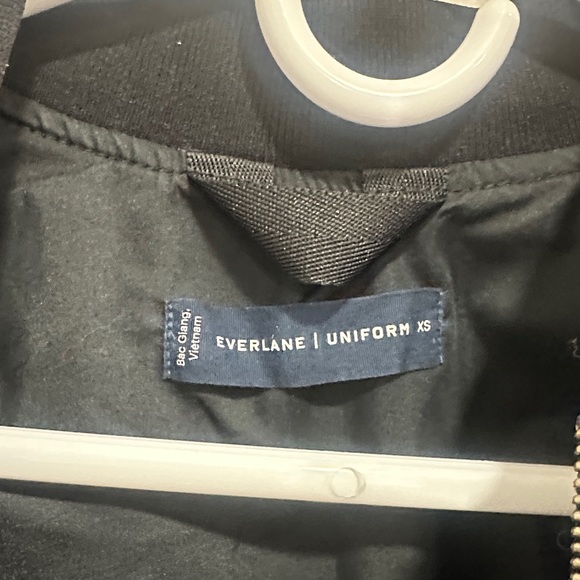 Unisex Black Bomber Jacket - Picture 2 of 3